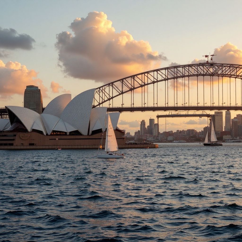 Sydney Harbour with Opera House